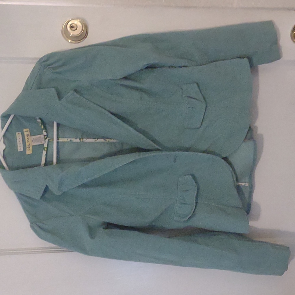 Old Navy | Vintage 98% Cotton Teal Jacket